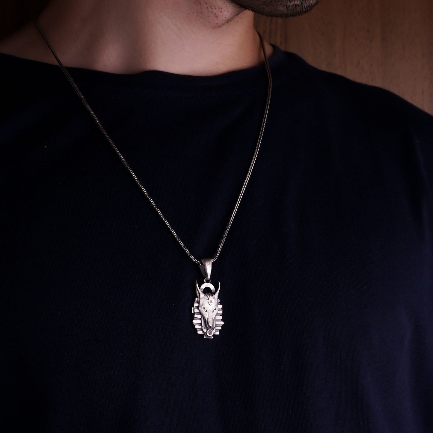 Egyptian God Anubis Necklace