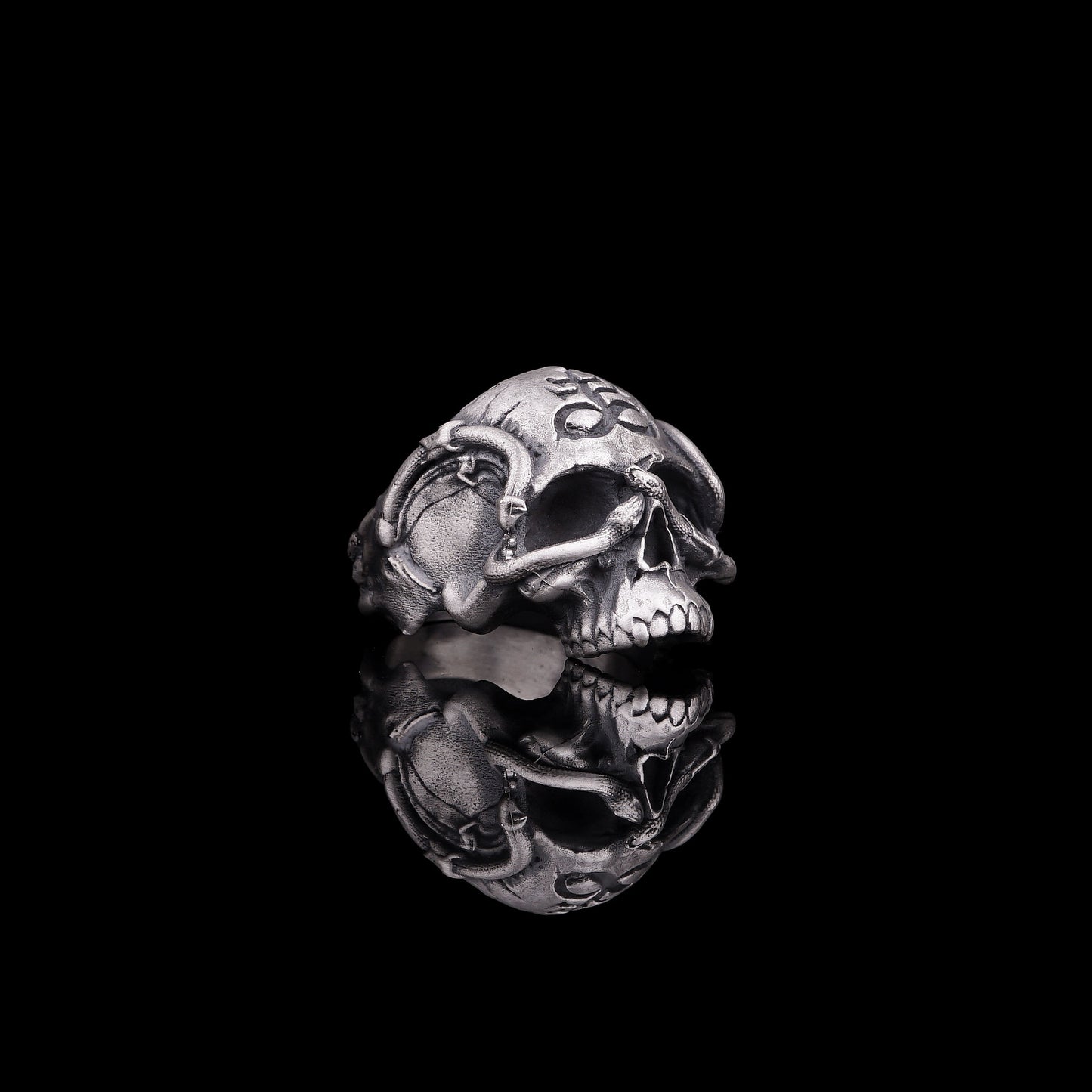 Silver Sigil of Lucifer Ring
