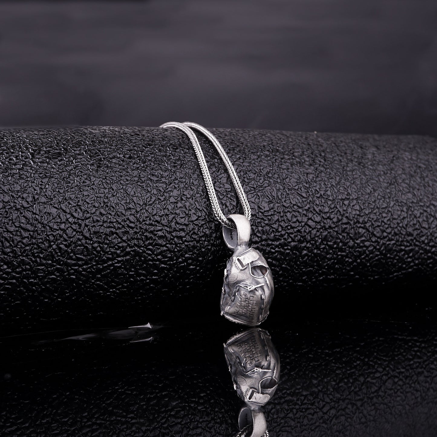 Yankee Baseball Silver Necklace