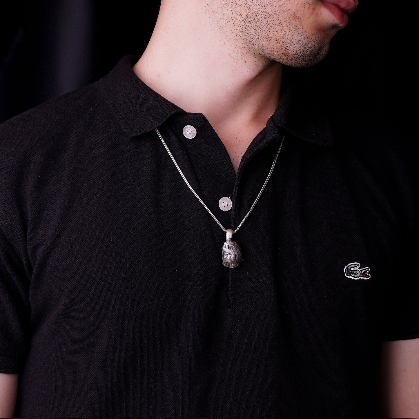Yankee Baseball Silver Necklace