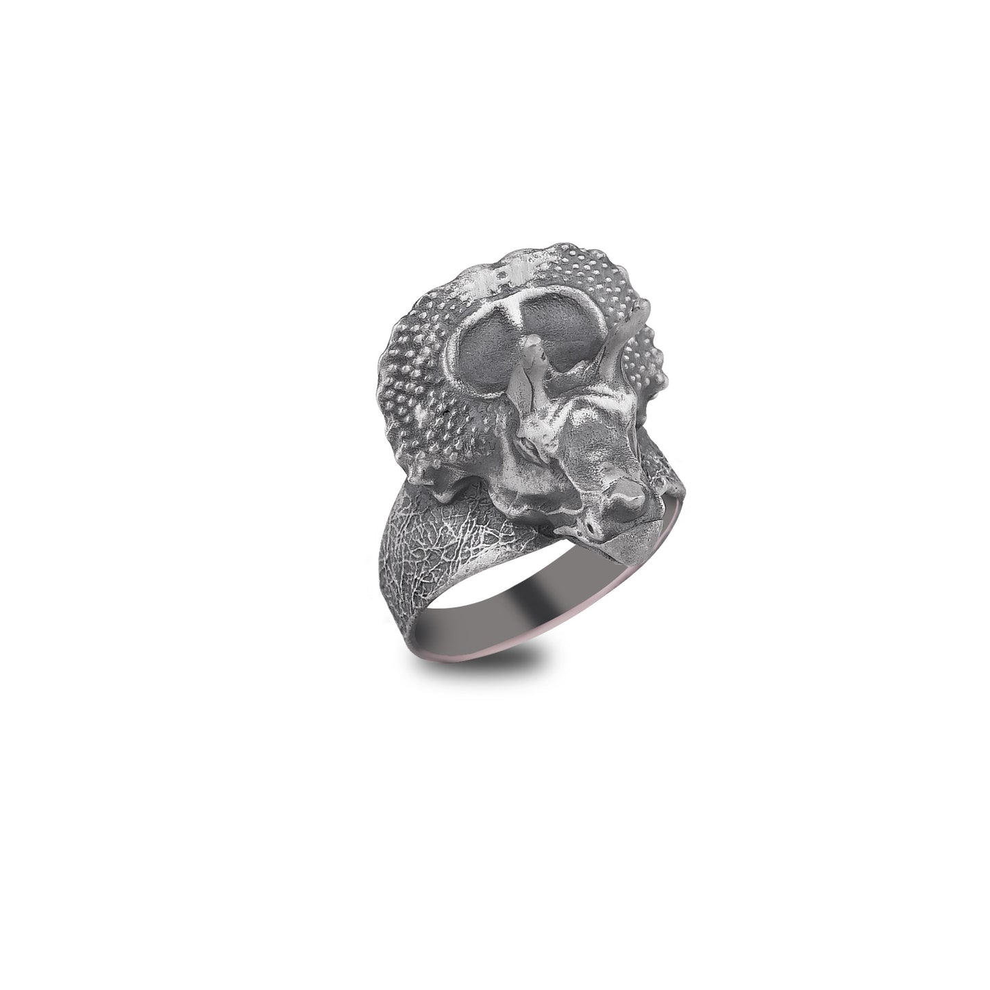 Triceratops Dinosaur Sterling Silver Ring