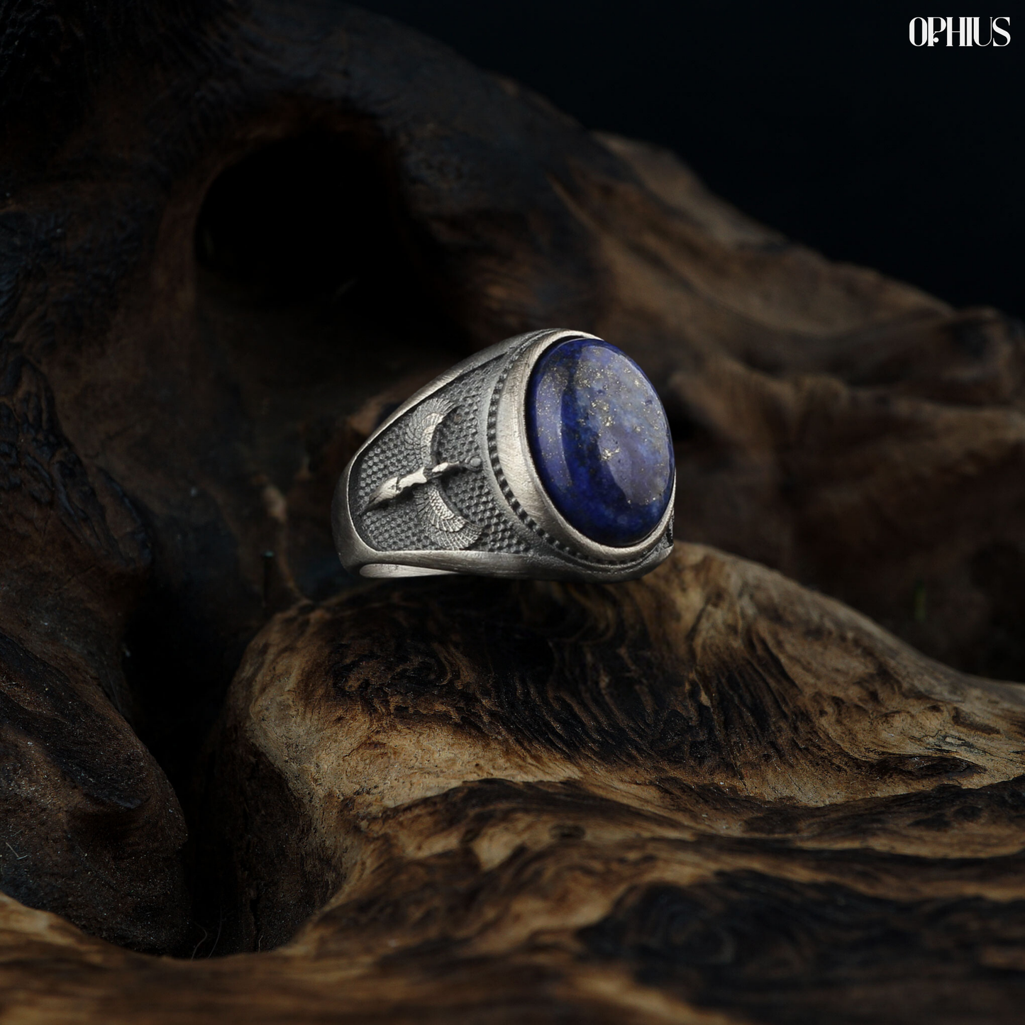 Egyptian Wing Of Isis Sterling Silver Mythology Ring