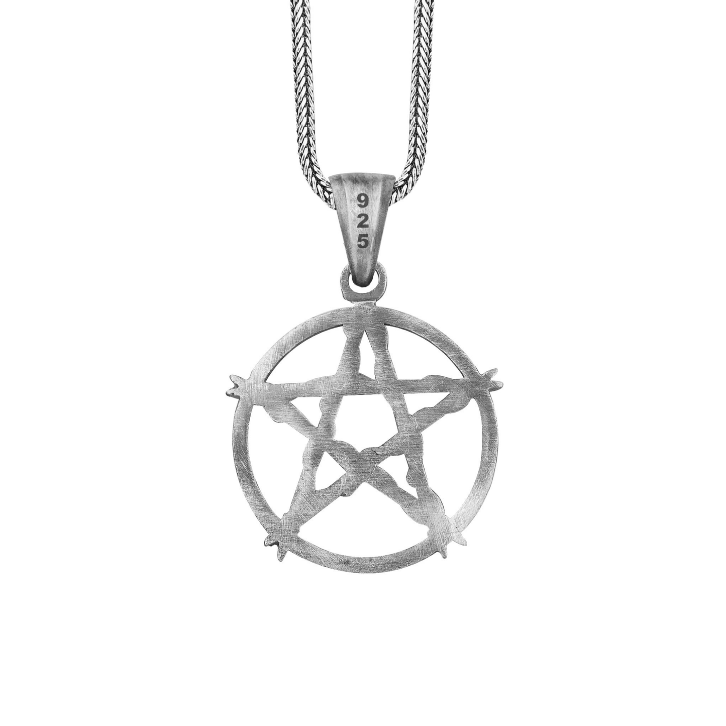 Inverted Pentagram Wiccan Necklace
