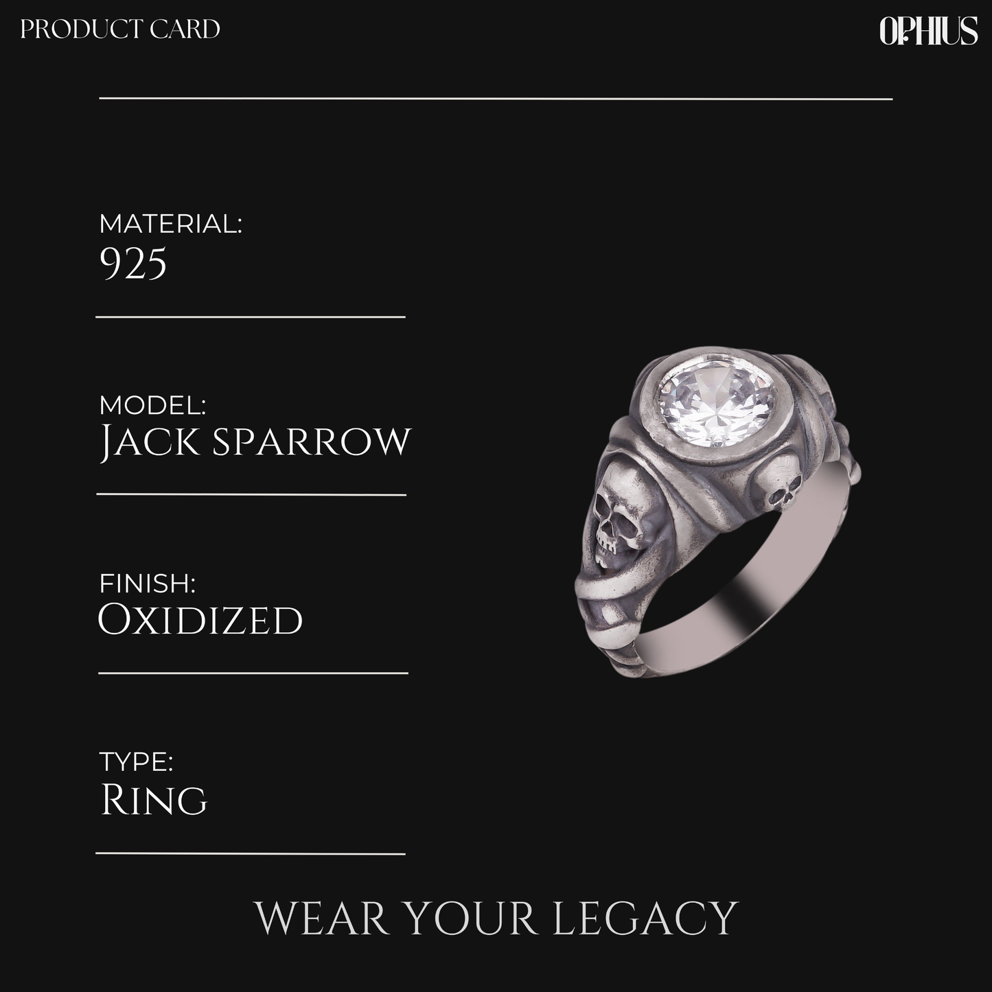 Pirate Jack Sparrow Ring
