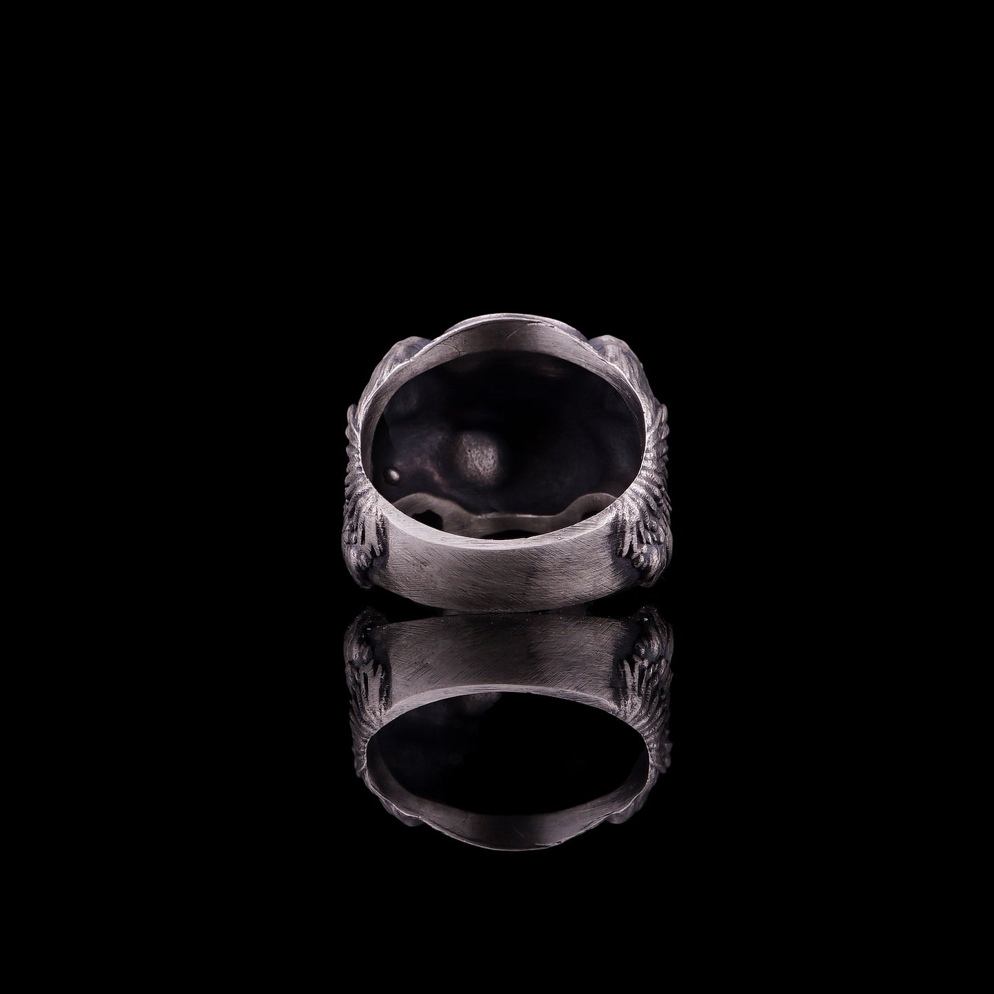 Silver Valknut Signet Ring