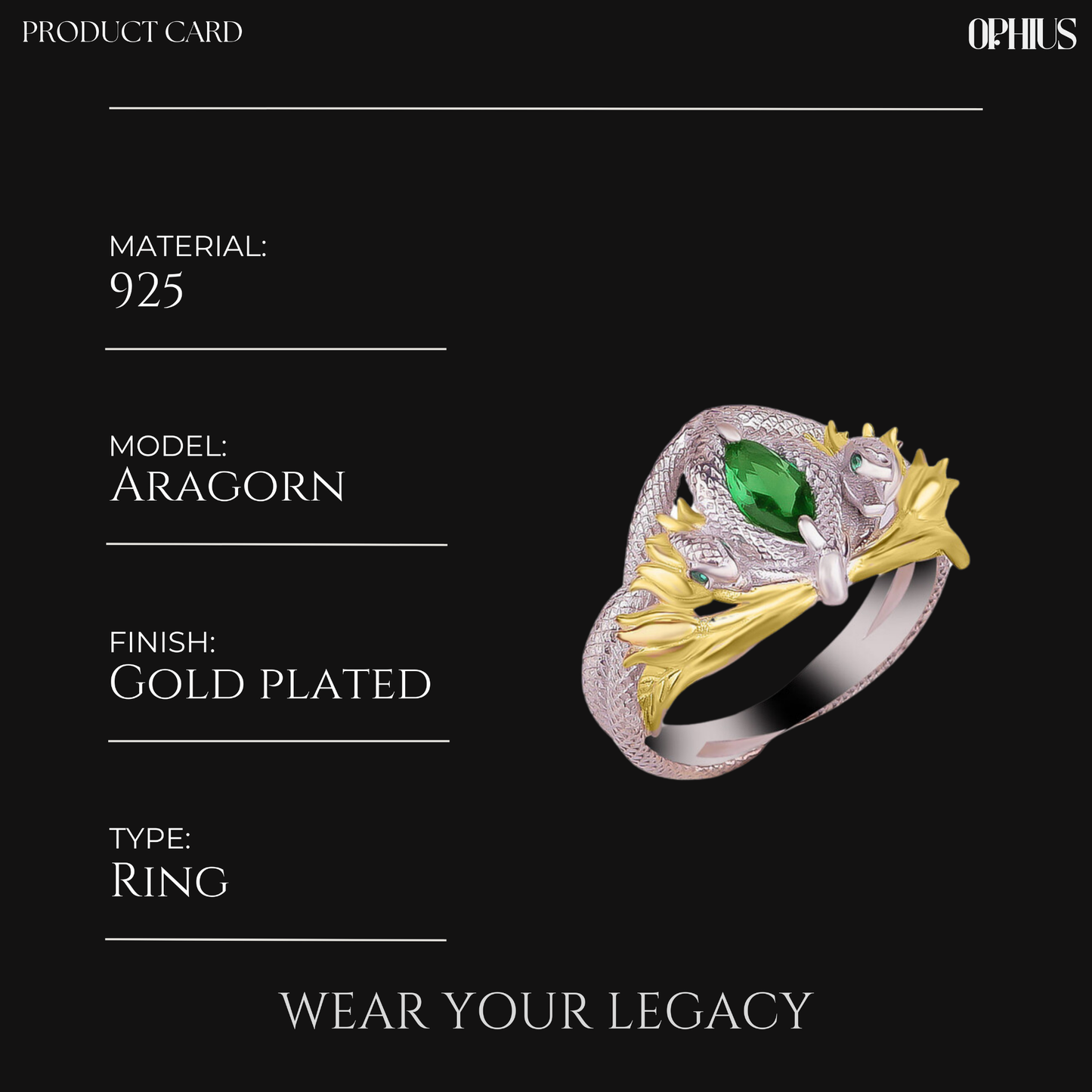 Gold Snake Ring