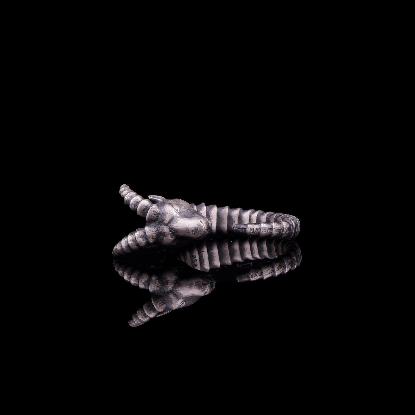 Silver Goat Ring