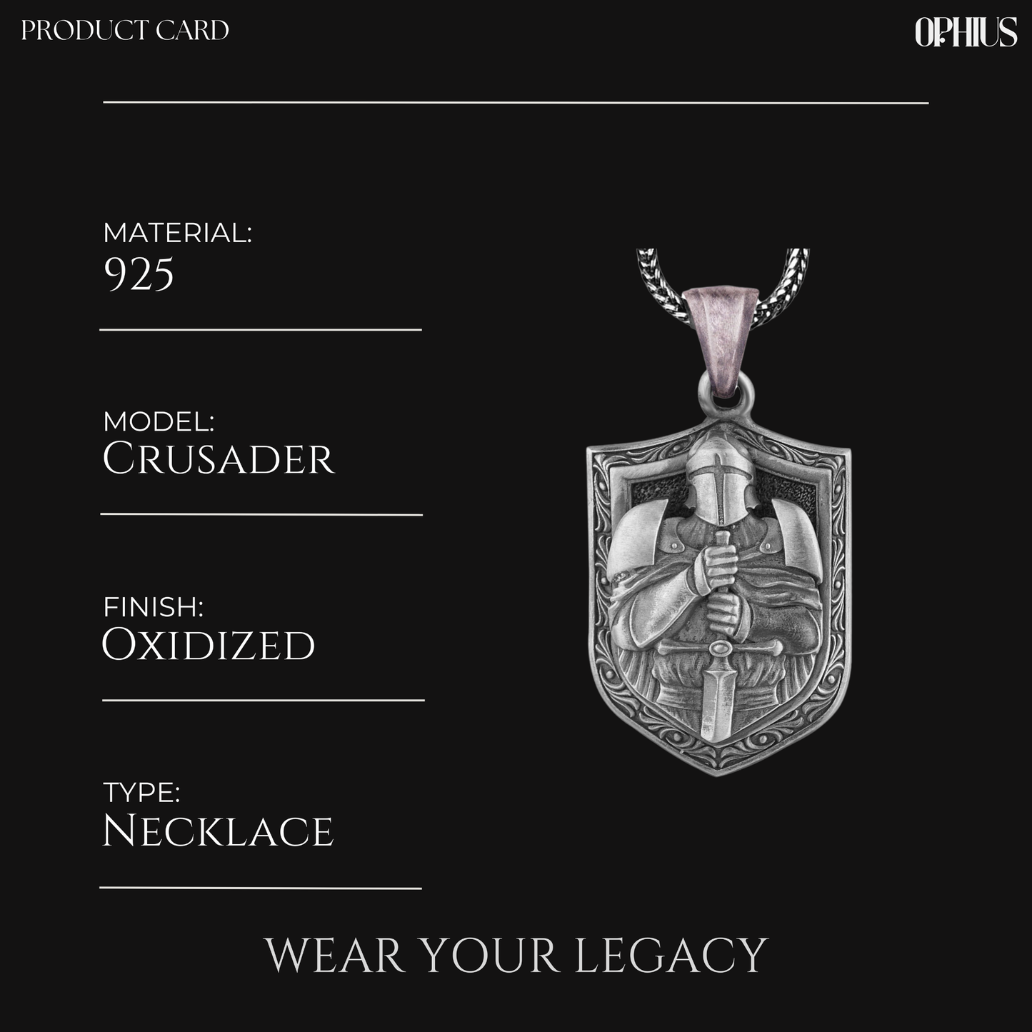 Knight Templar Cross Pendant