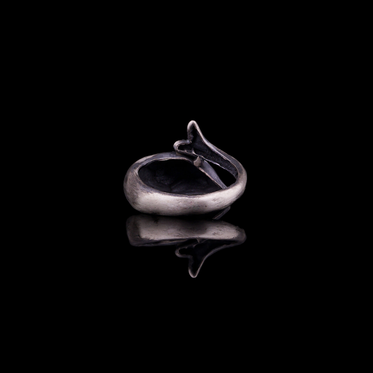 Silver Dolphin Wrap Ring