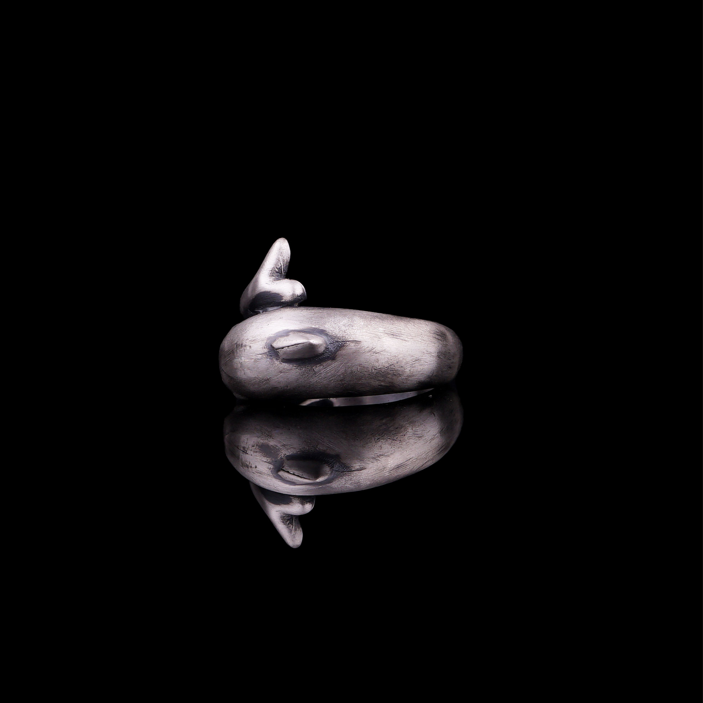 Silver Dolphin Wrap Ring