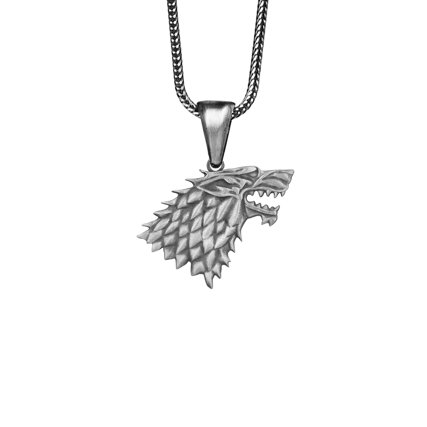 House Stark Direwolf Necklace