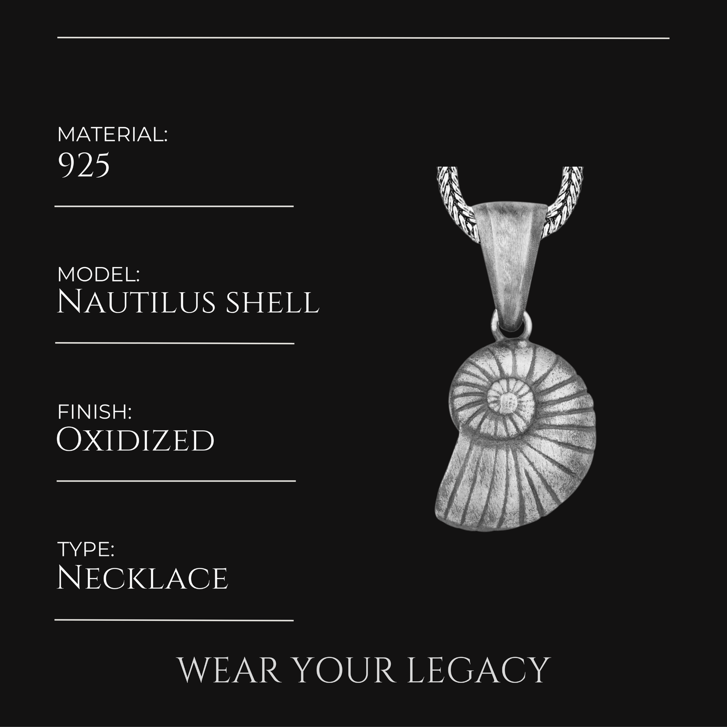 Nature-Inspired Mermaid Seashell Necklace