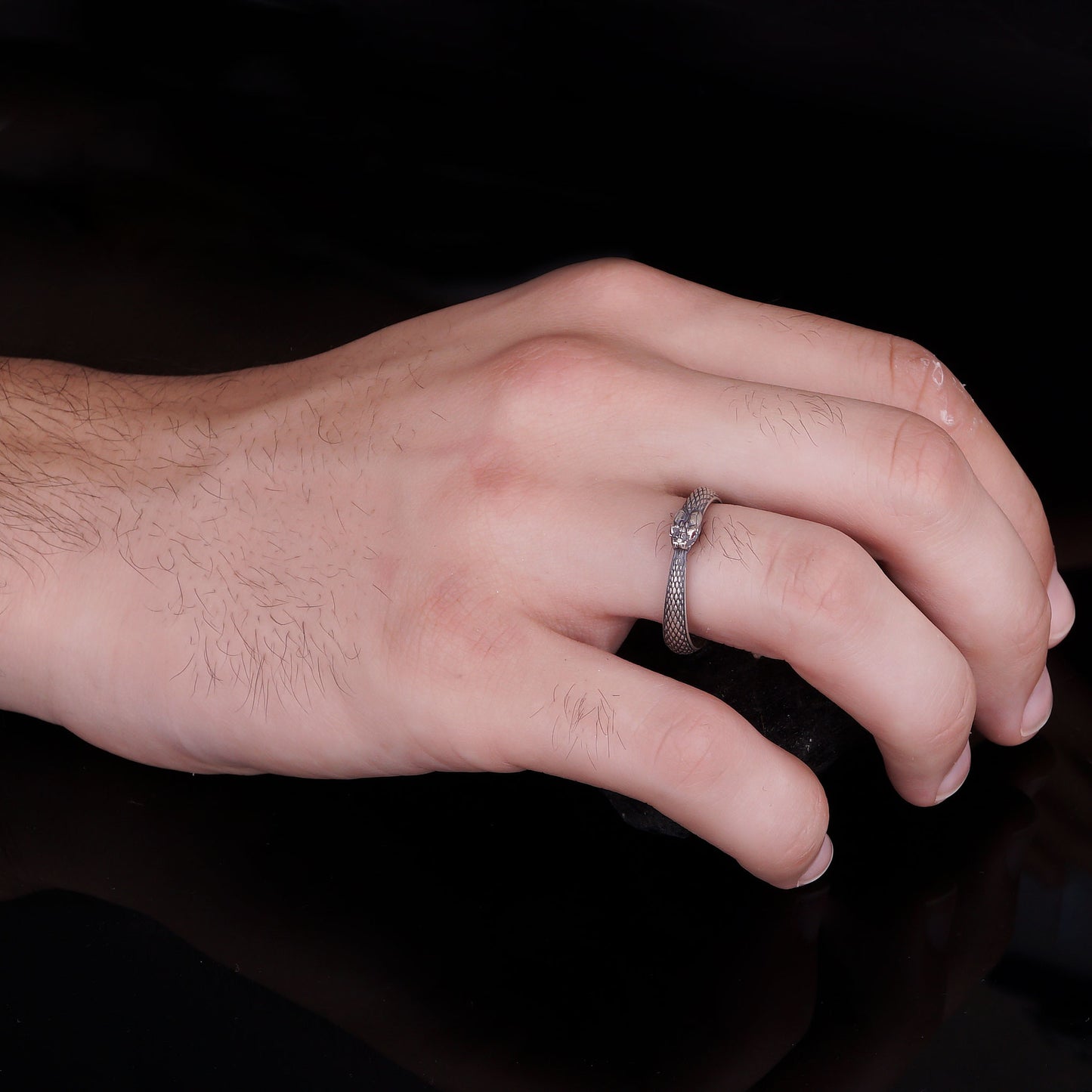 Ouroboros Snake Ring