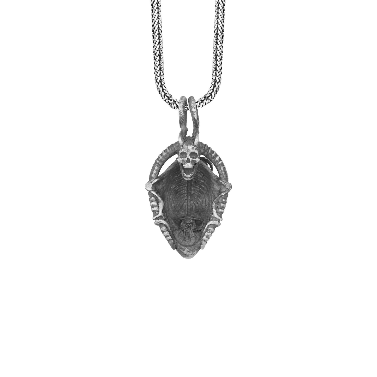 Silver Satanic Necklace