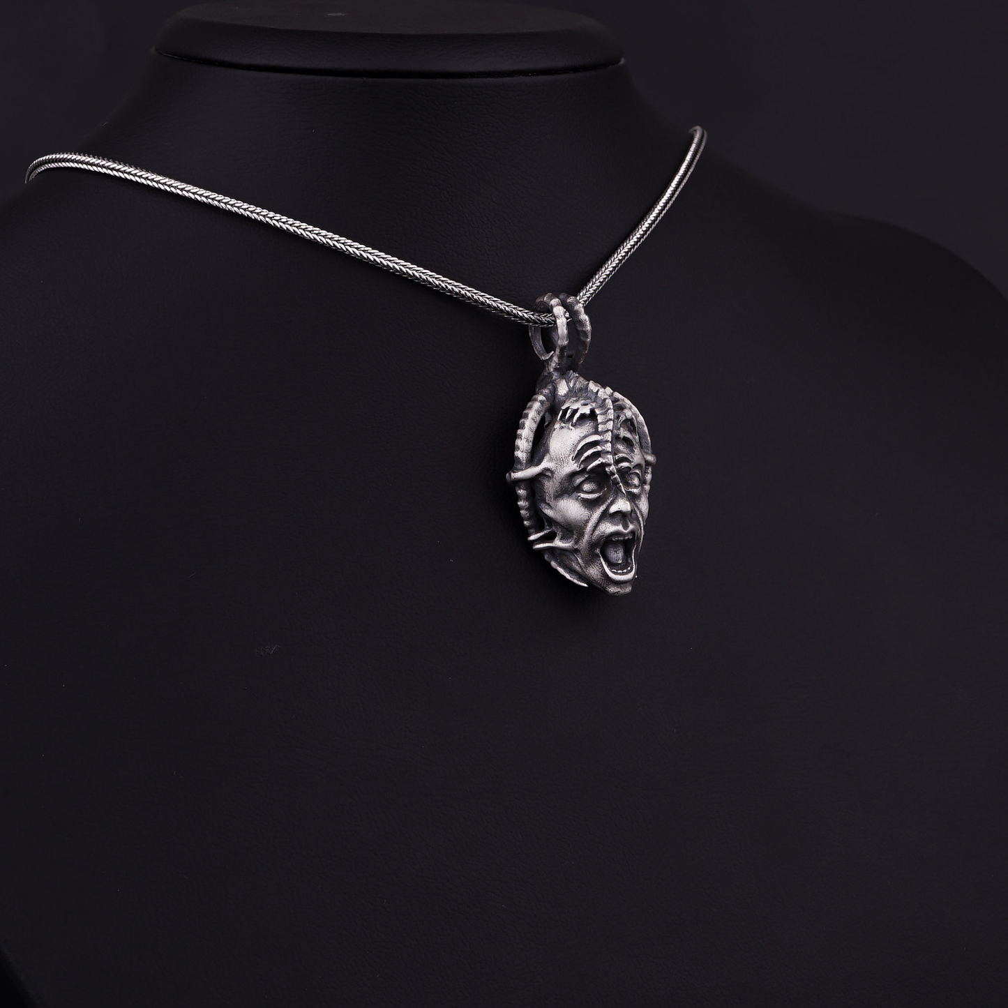 Silver Satanic Necklace