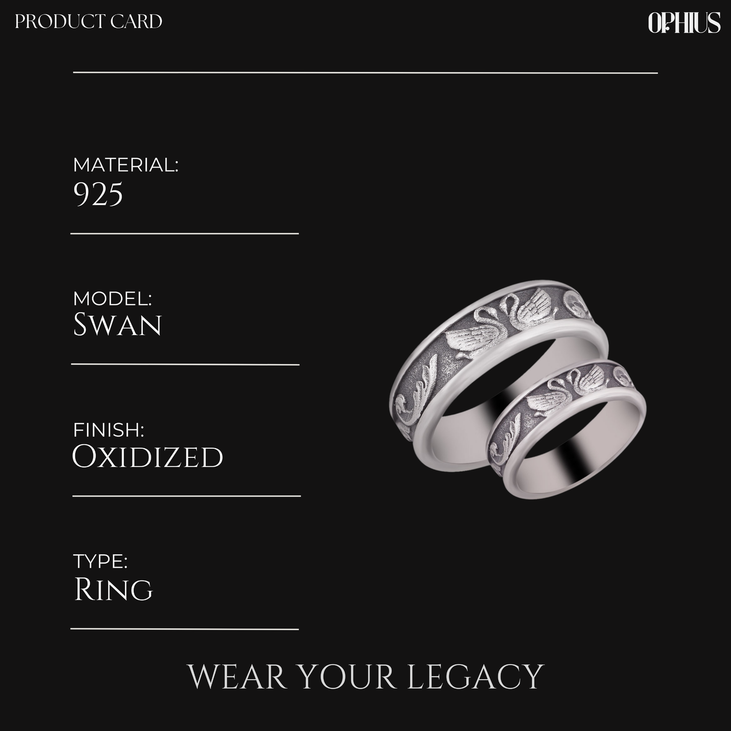 Swan Band Ring