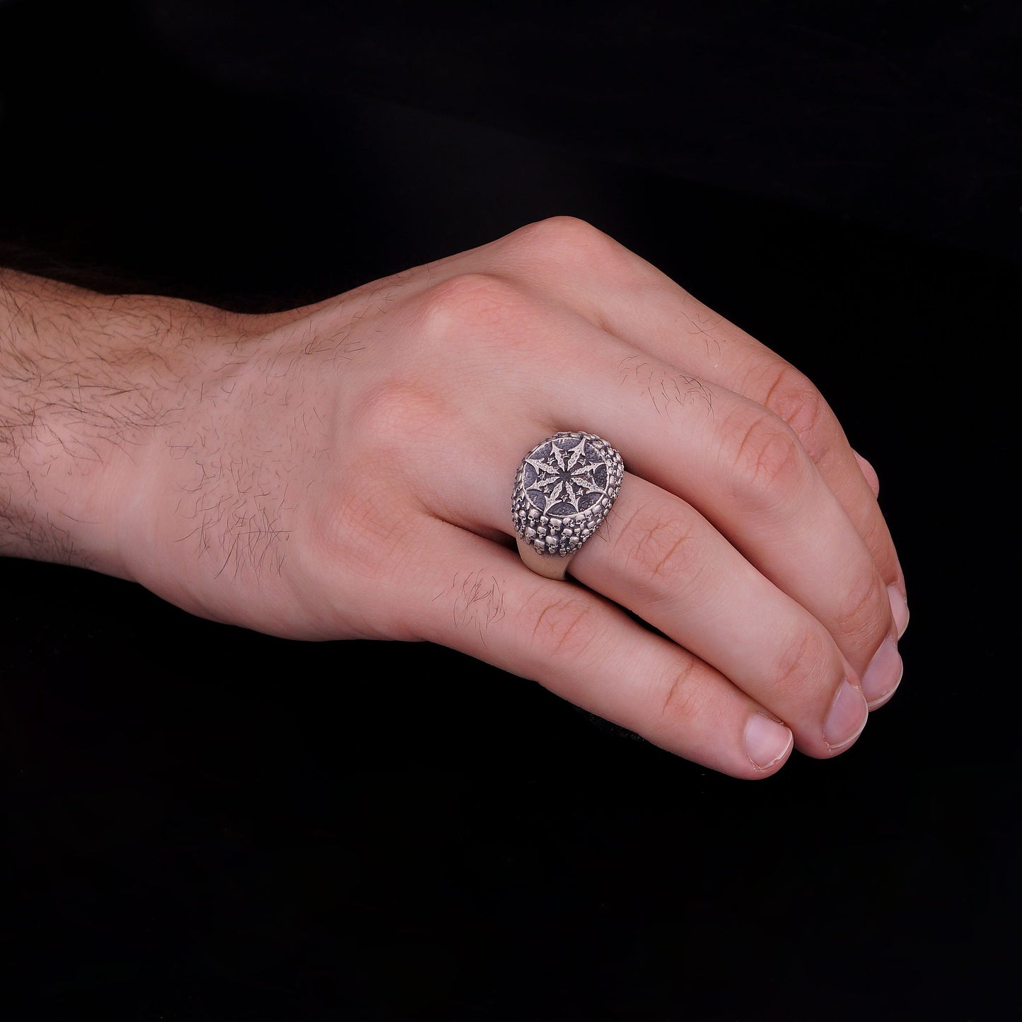 Silver Symbol of Chaos Ring