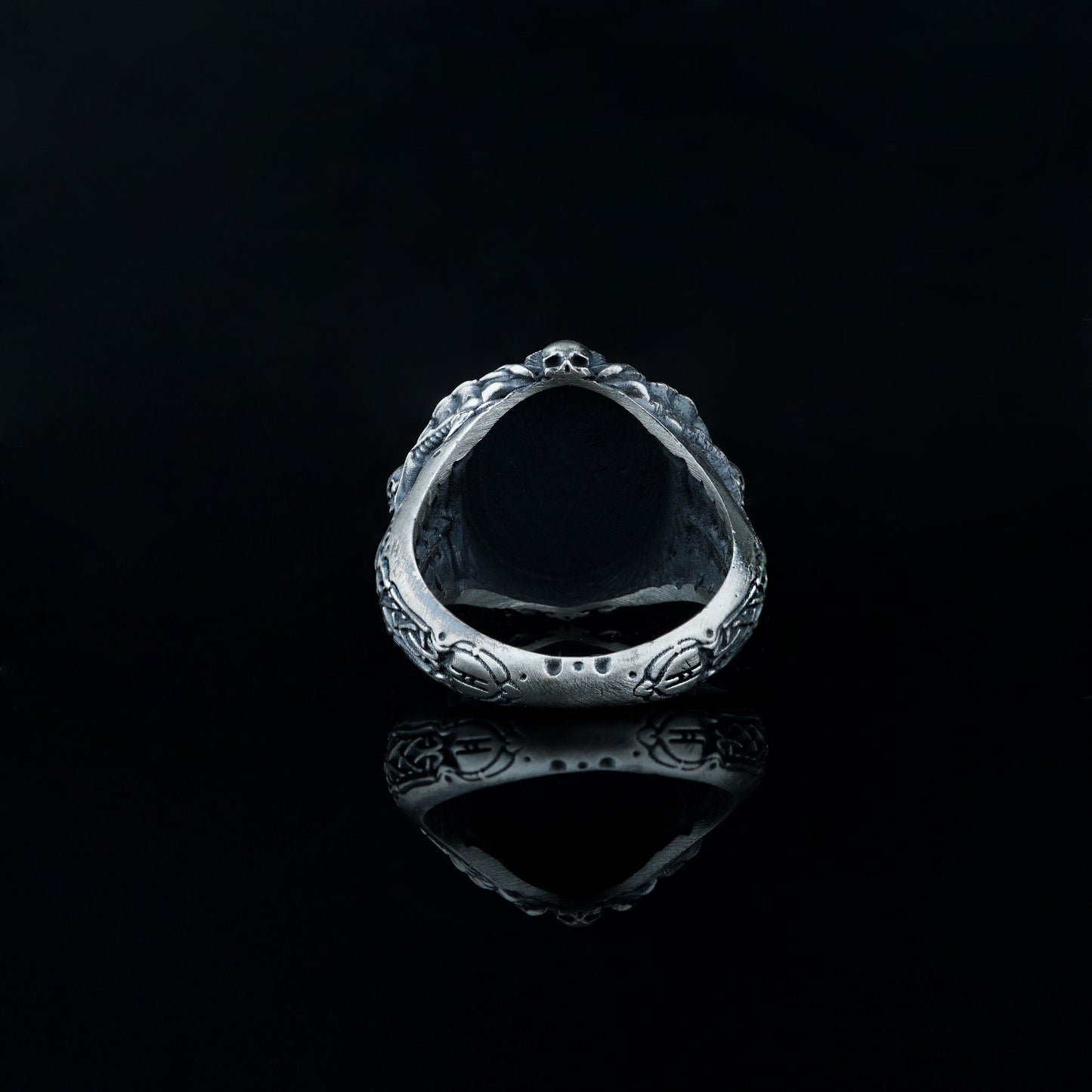 Silver Viking Compass Vegvisir Ring
