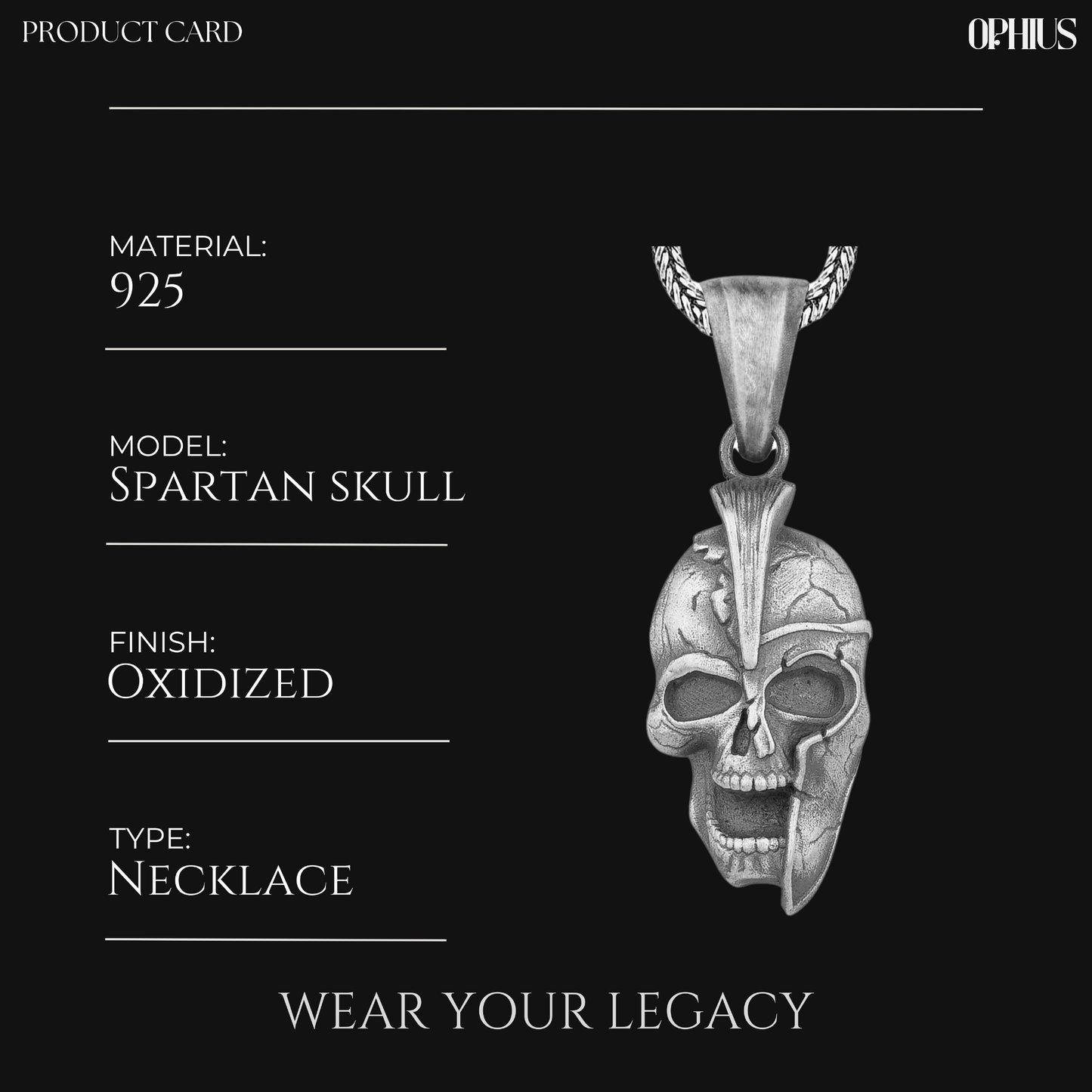 Spartan Warrior Necklace