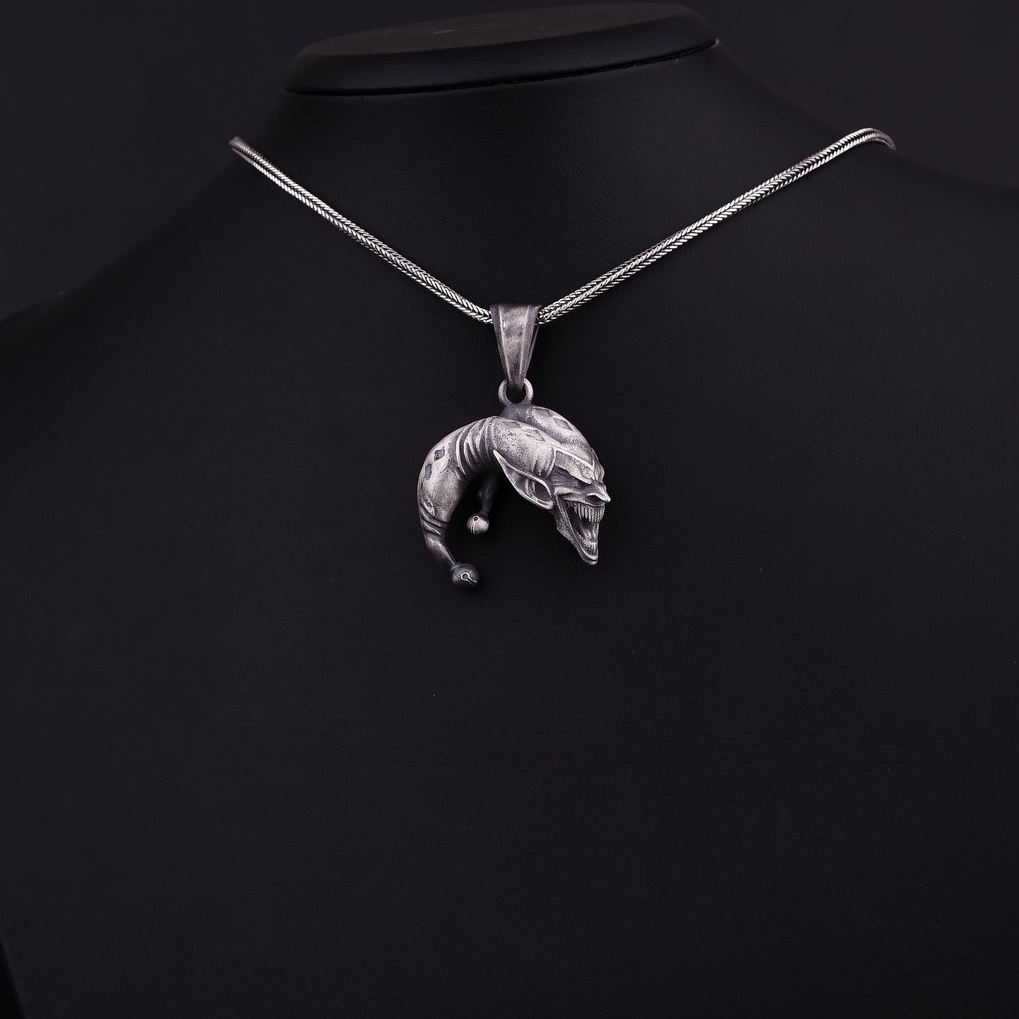 The Joker Necklace in Sterling Silver