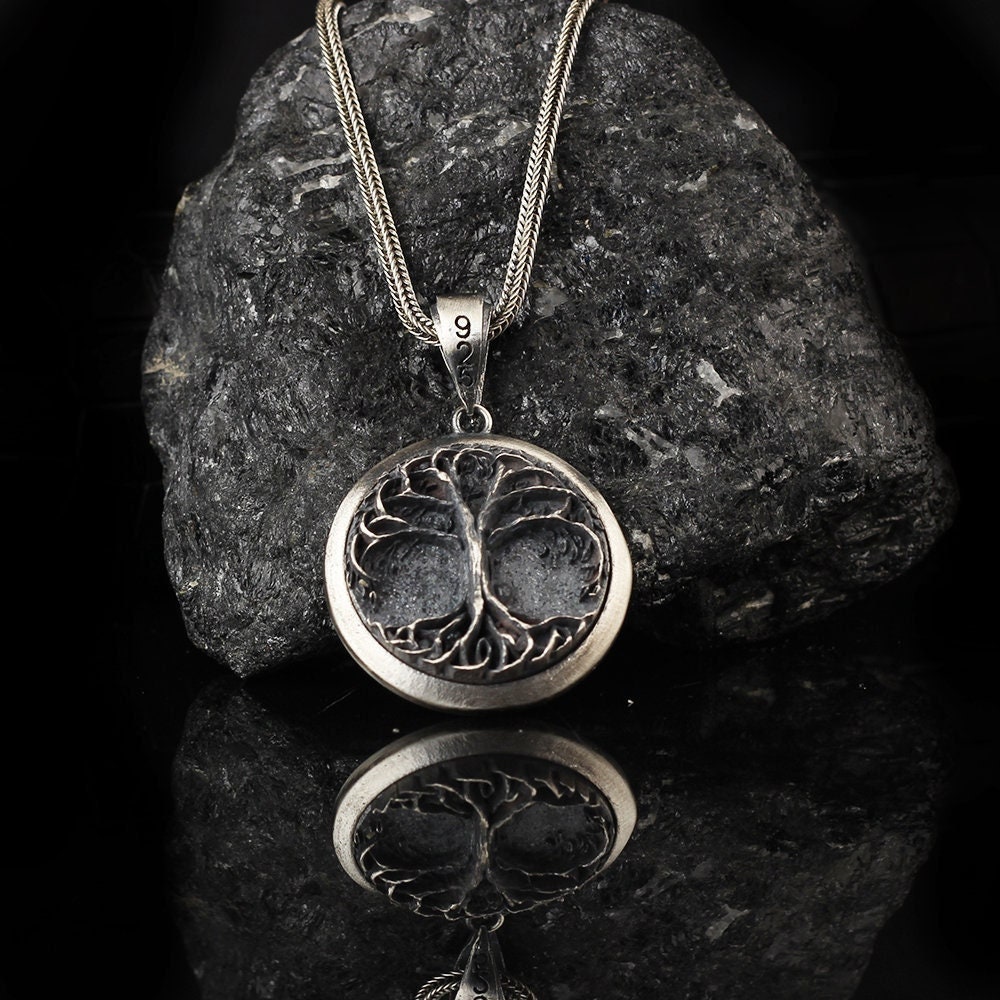 Silver Family Tree of Life Necklace