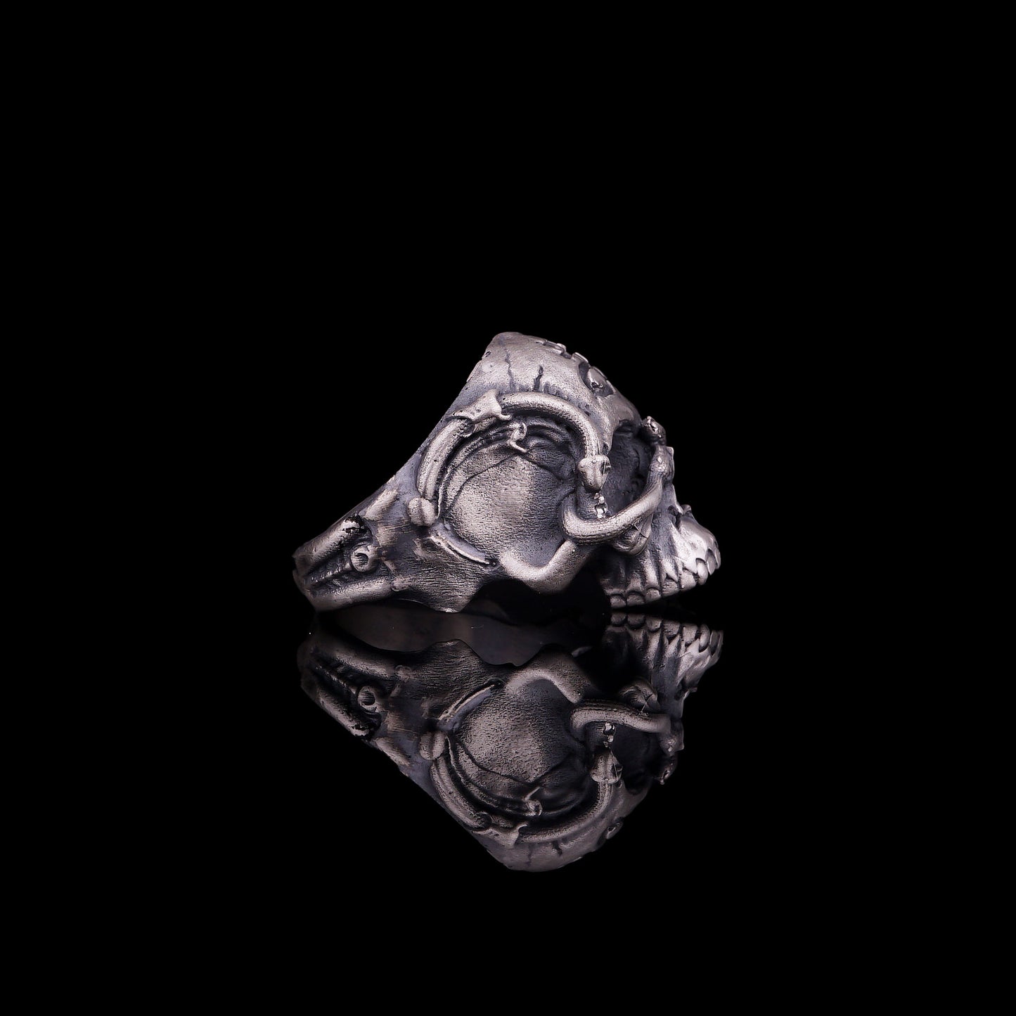 Silver Sigil of Lucifer Ring