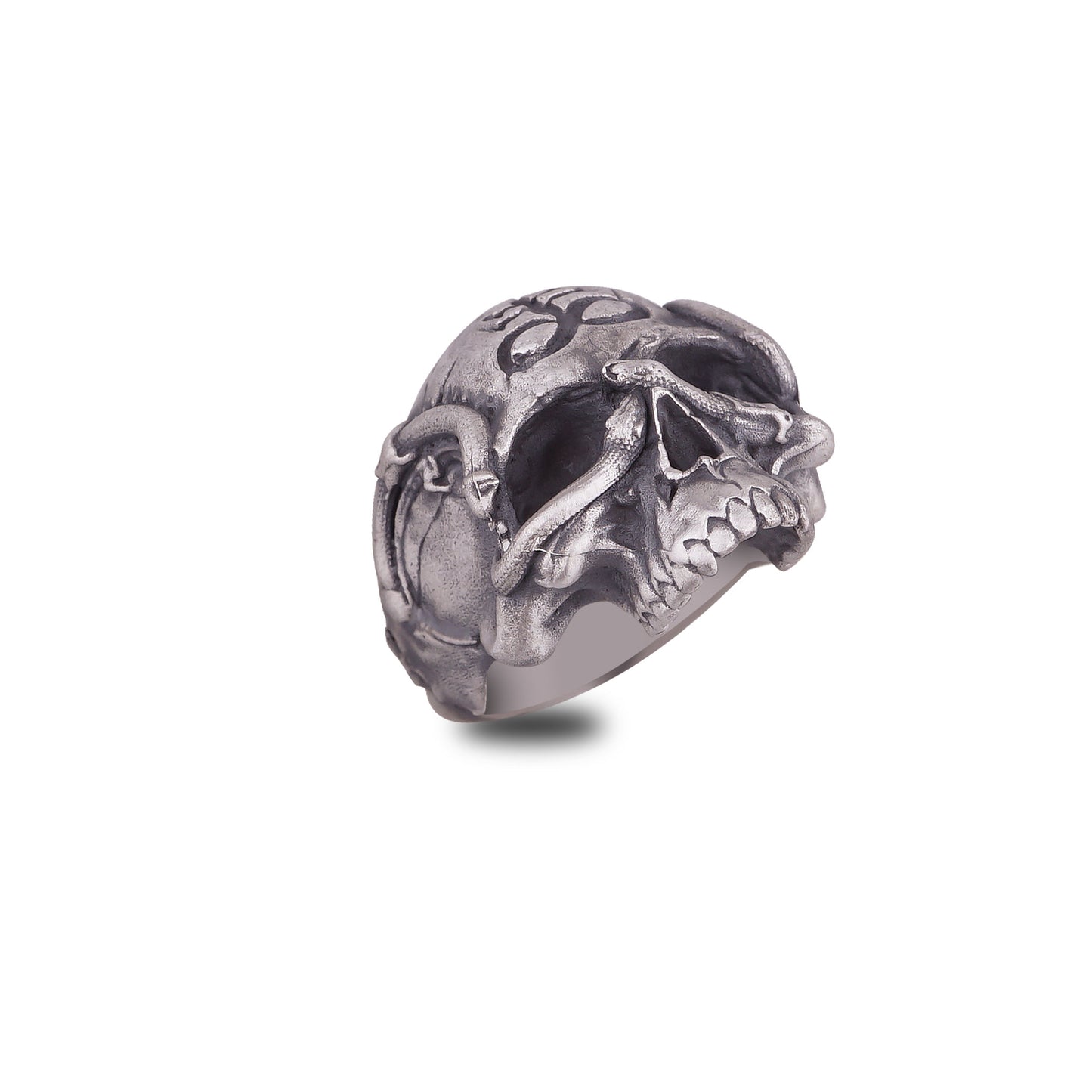 Silver Sigil of Lucifer Ring