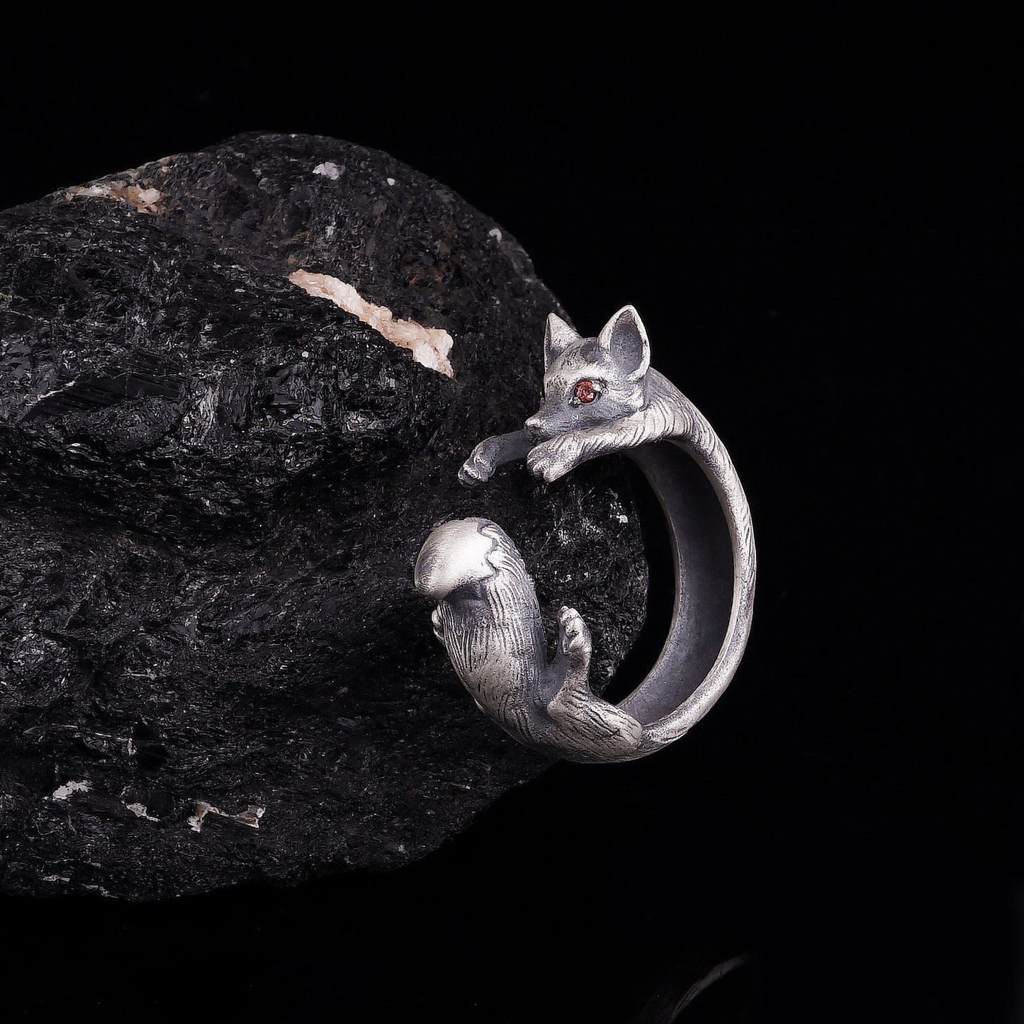 Handmade Fox Ring for Unisex