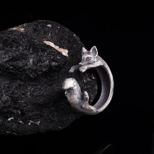 Handmade Fox Ring for Unisex