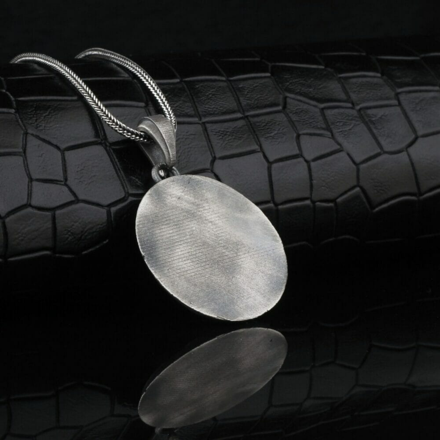 Masonic Square and Compass Silver Pendant