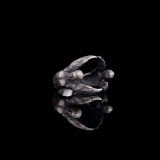 Silver Icarus Fell Ring