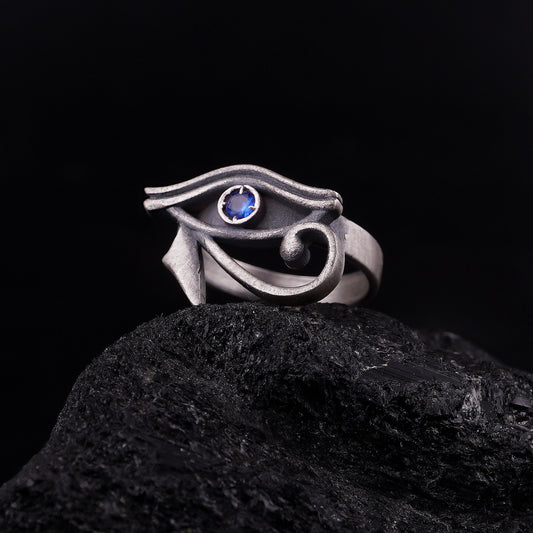 Silver Eye of Horus Ring