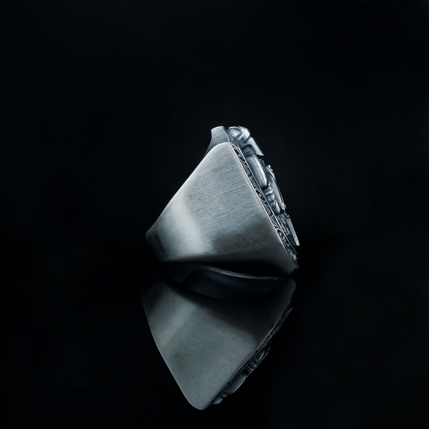 Silver Knight Templar Cross Ring