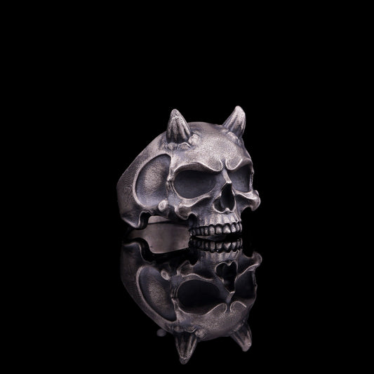 Red Skull Signet Ring