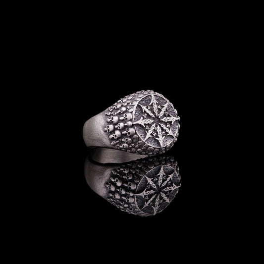 Silver Symbol of Chaos Ring