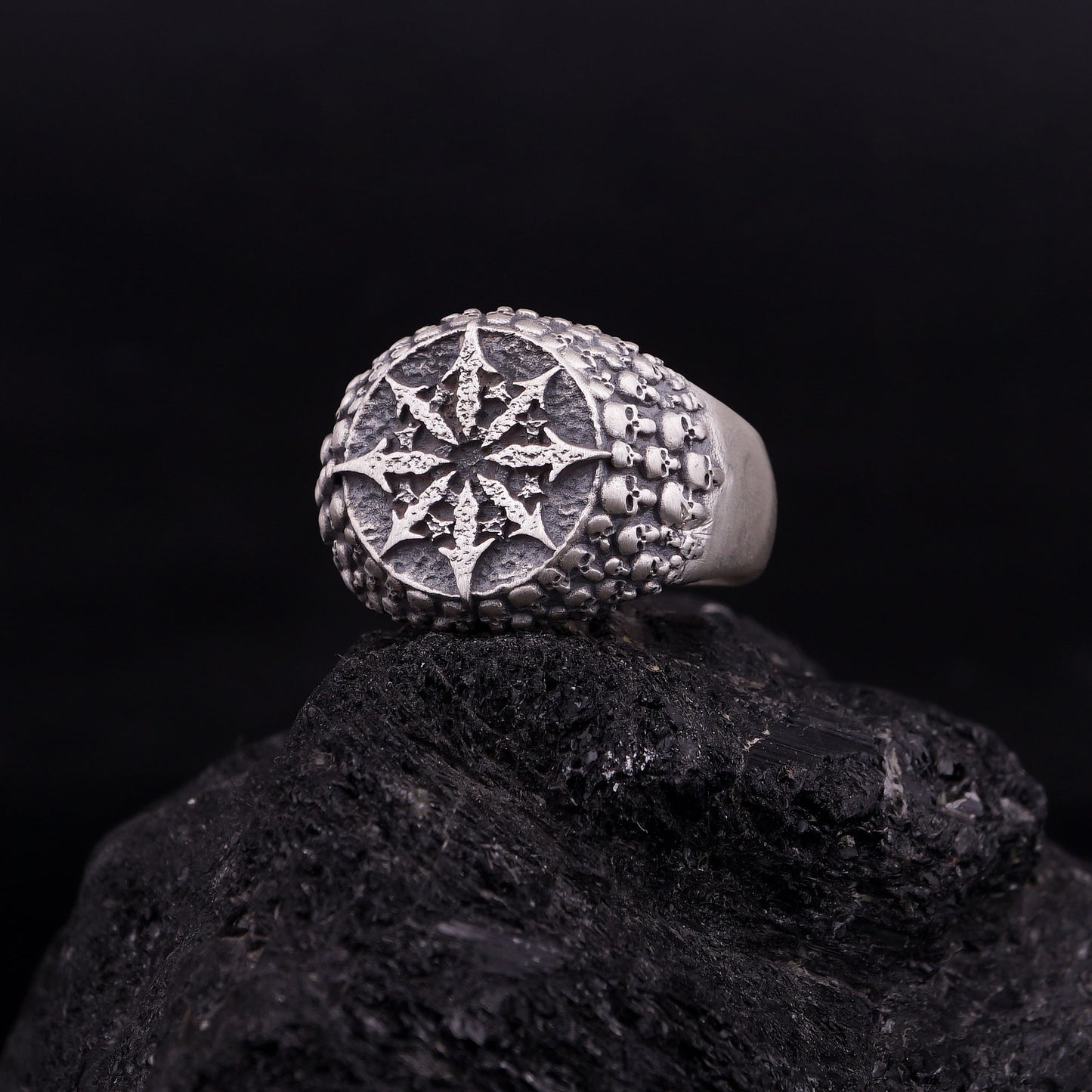 Silver Symbol of Chaos Ring
